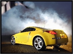 Dym, Żółty, Nissan 350Z